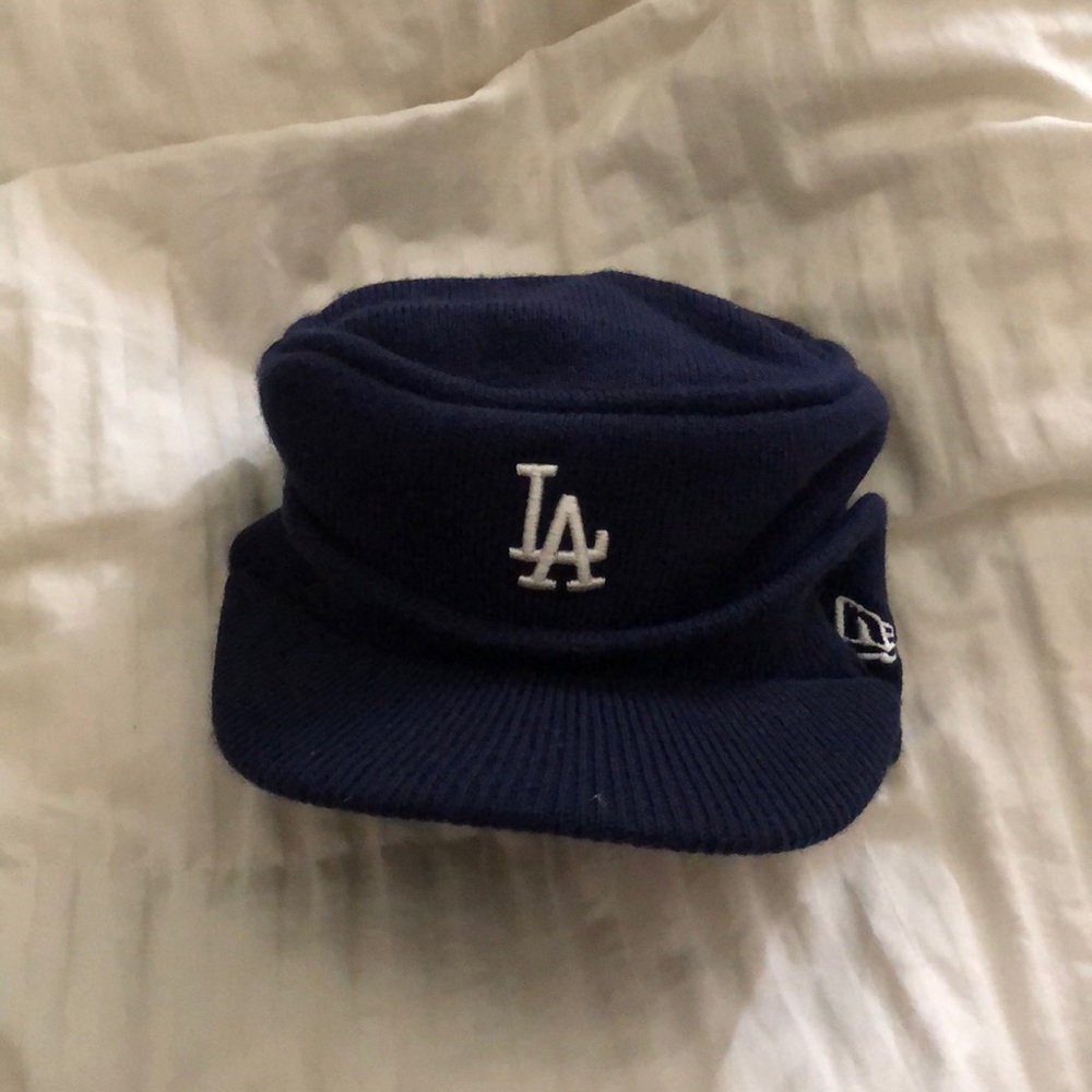 New Era LA Dodgers billed beanie